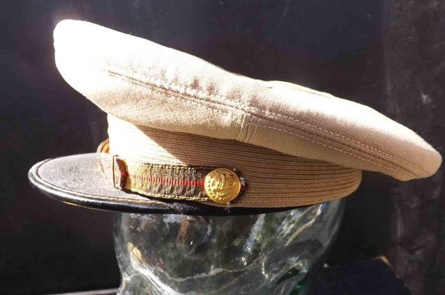Image 5 of US Marine's hat and badge