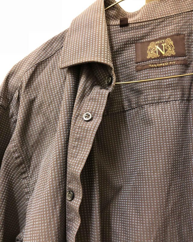 Image 2 of Next brown patterned casual Shirt