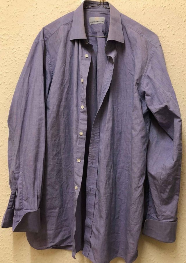 Preview of the first image of Custom Executive light pastel purple patterned formal Shirt.