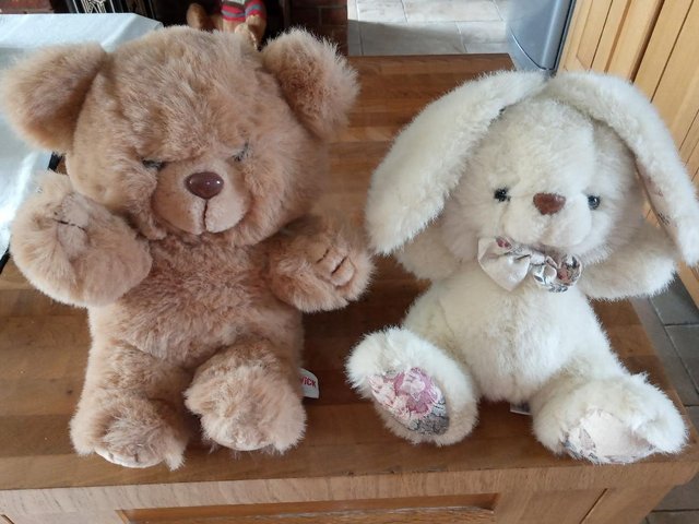 Image 2 of Cuddly Teddy and Rabbit