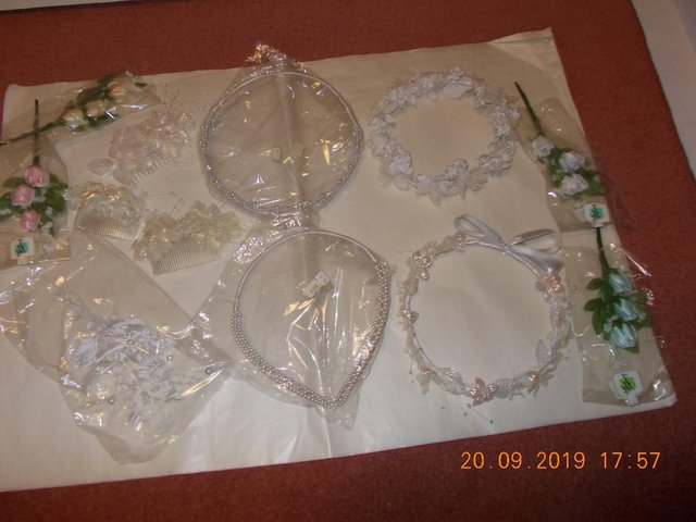 Preview of the first image of Bridal Headdresses, Combs & Buttonholes.