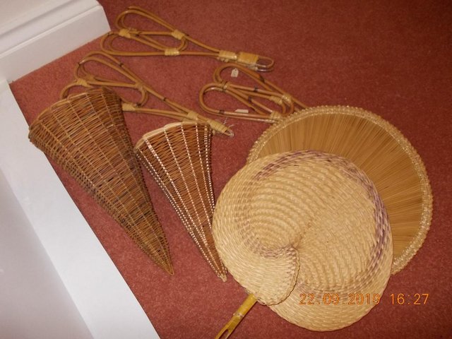 Image 2 of Fans and Cane Batons for Dried Flower Arranging