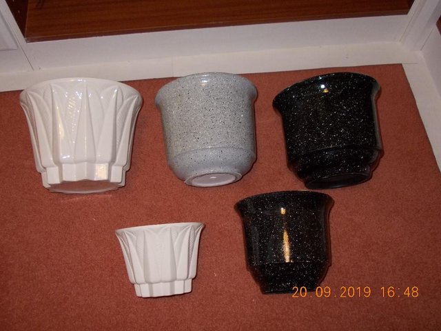 Preview of the first image of Ceramic Plant Pots for Indoor Use - Various.