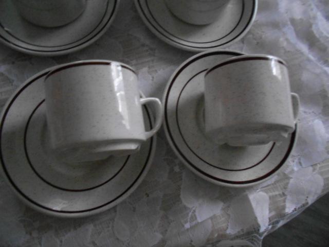 Image 2 of Tea Set SAMPSONITE Churchill Speckled Brown 1990's