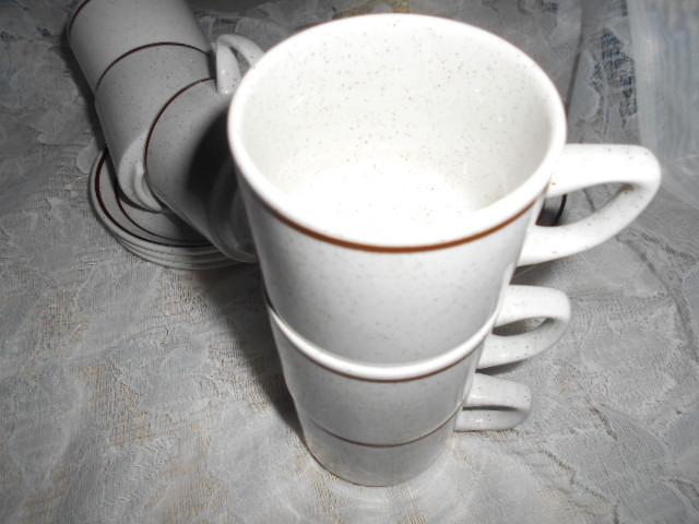 Image 8 of Tea Set SAMPSONITE Churchill Speckled Brown 1990's
