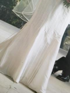 Preview of the first image of Stunning Strapless Fishtail Wedding Dress.