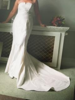 Image 2 of Stunning Strapless Fishtail Wedding Dress
