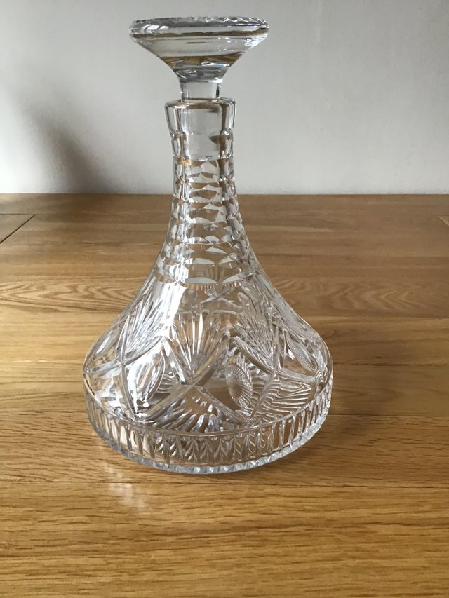 Image 3 of For Sale - Royal Doulton cut glass decanter