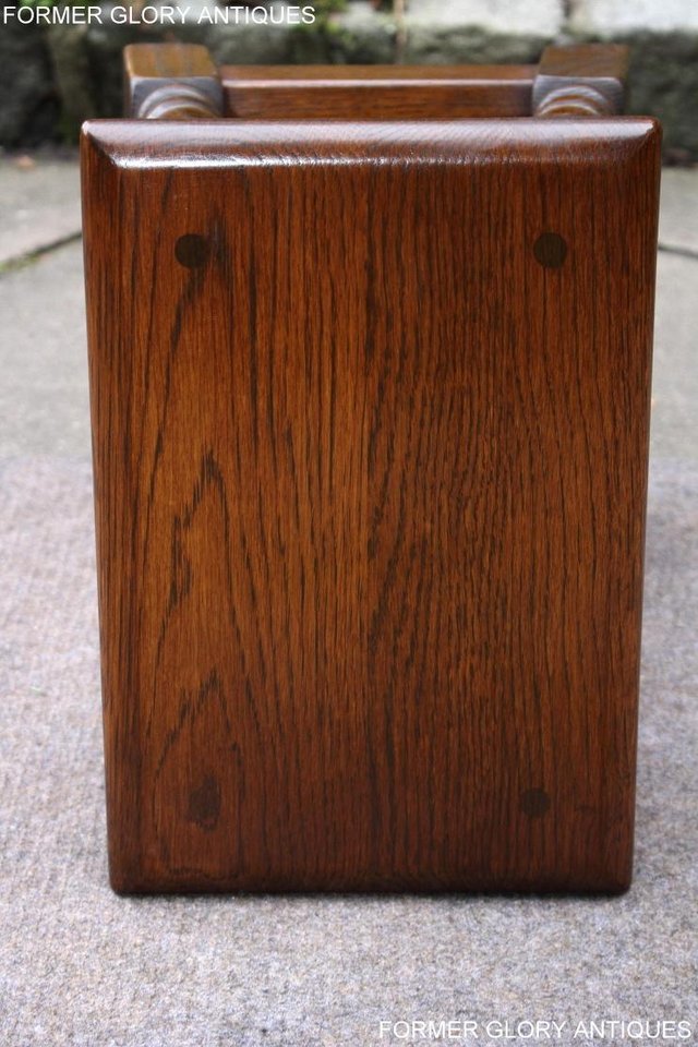 Image 53 of AN OLD CHARM LIGHT OAK NEST OF THREE COFFEE SIDE TABLES