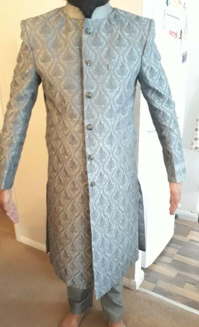 Preview of the first image of Beautiful Bespoke Designer Groom's Sherwani.