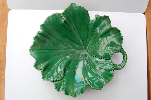 Image 3 of Denby Twilight Vase, Perfect & Copeland Leaf Bonbon Dish VGC