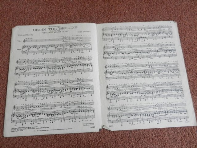 Image 3 of Begin the Beguine Words and Music by Cole Porter Sheet Music