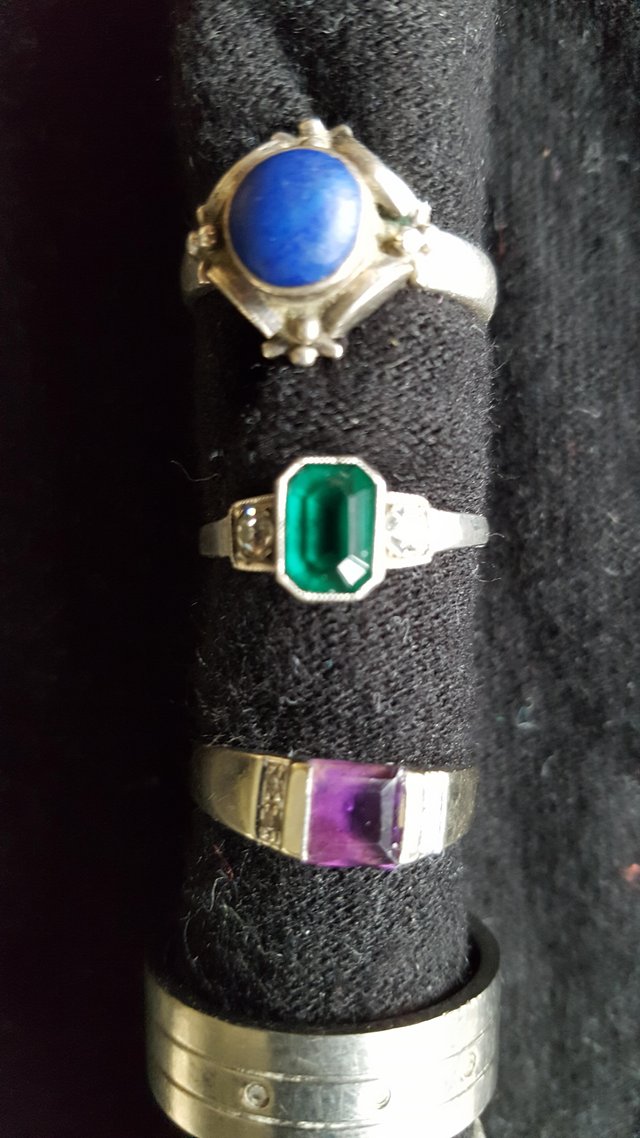 Image 3 of Silver and gold rings all different