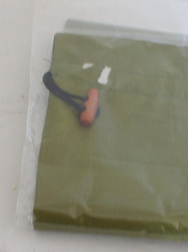Image 5 of Olive Green Satin Shoe Bag NEW!