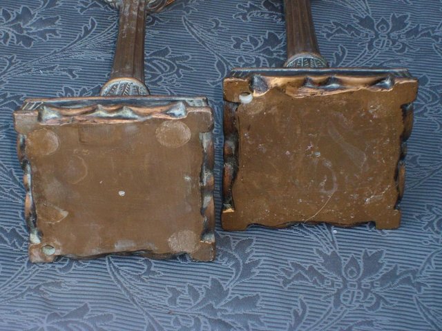 Image 6 of Pair Shabby Chic Candle Holders – Set 1