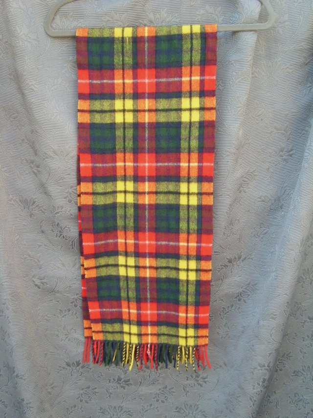 Image 2 of SCOTTISH COLLECTION Bright Cashmere Scarf