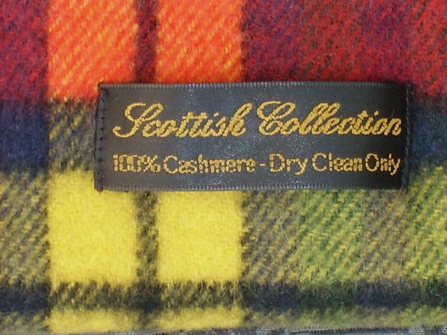 Image 4 of SCOTTISH COLLECTION Bright Cashmere Scarf