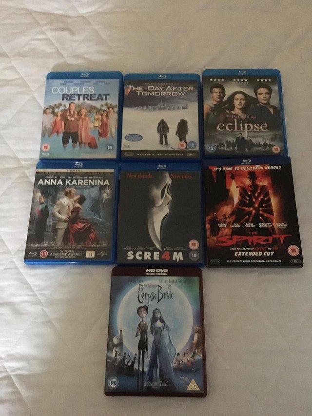 Preview of the first image of Bundle of 7 Blu Ray Films.