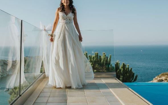 Image 2 of Italian Lace romantic wedding dress