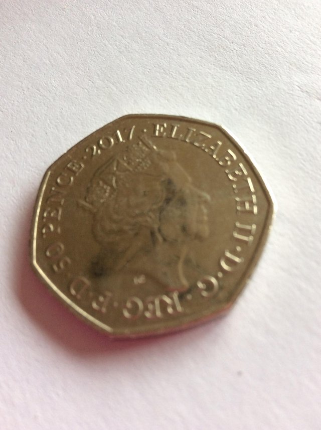 Image 2 of Benjamin Bunny 2017 50p. coin