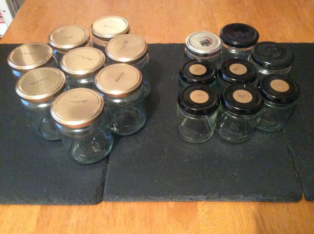 Image 2 of sets of glass jars