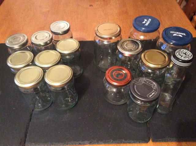 Image 3 of sets of glass jars