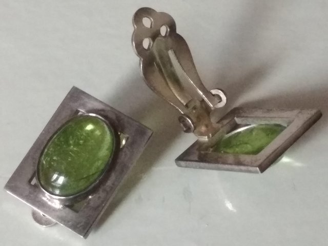 Image 2 of Silver Clip On Earrings