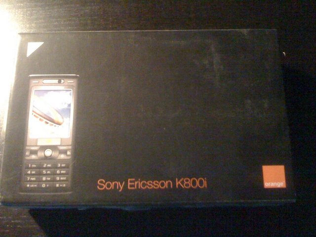Preview of the first image of Sony Ericsson K800i.