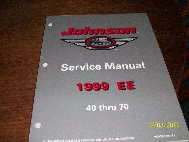 Image 2 of Johnson Outbord Engine Service Manual