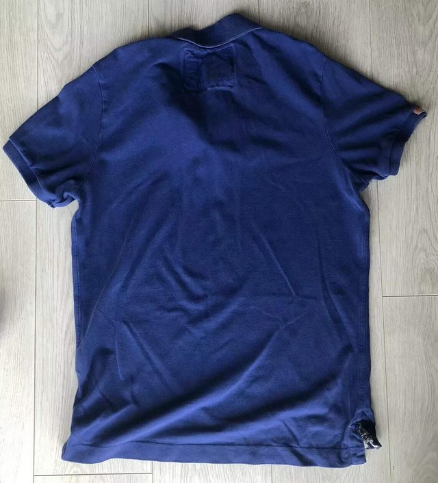 Image 2 of Superdry Blue Polo Shirt XL