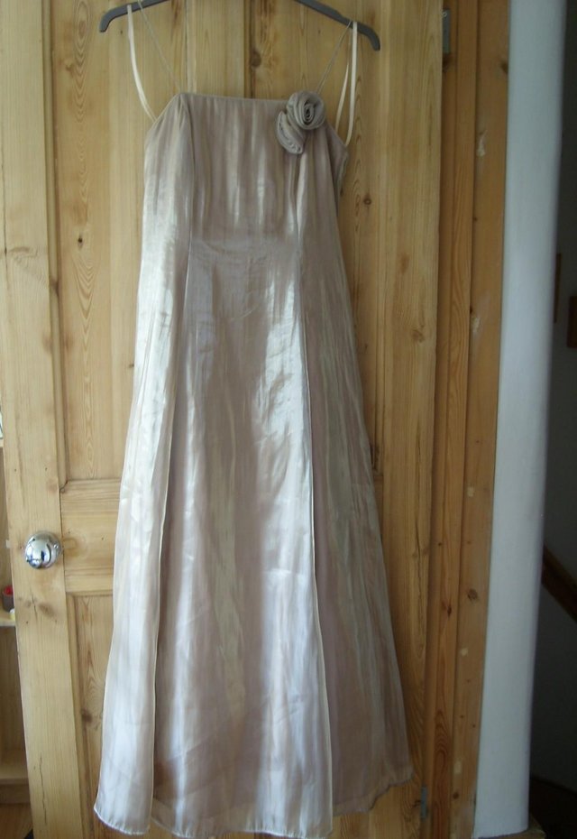 Preview of the first image of DEBUT Muted Gold Evening Dress - Size 10 NEW!.