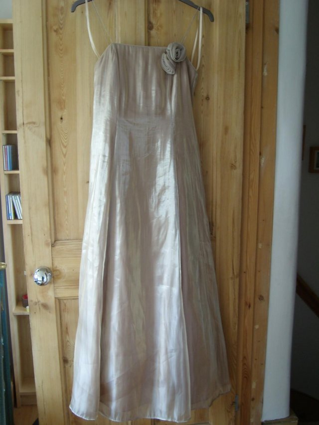 Image 8 of DEBUT Muted Gold Evening Dress - Size 10 NEW!