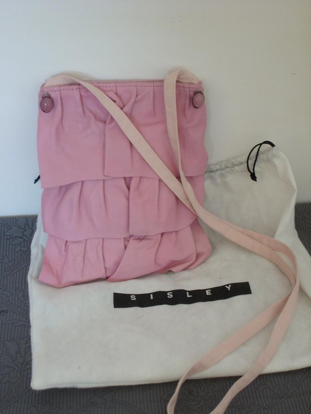 Image 2 of SISLEY Pink Frilled Cross Body Bag NEW!