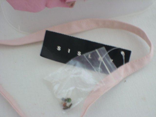 Image 8 of SISLEY Pink Frilled Cross Body Bag NEW!