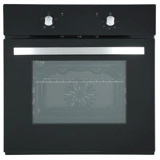 Preview of the first image of COOKOLOGY 60CM SINGLE 51L ELECTRIC FAN OVEN-BLACK-NEW IN BOX.