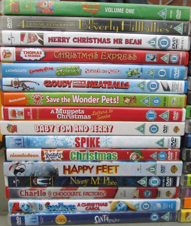 Preview of the first image of 16 Kids Christmas DVD selection..