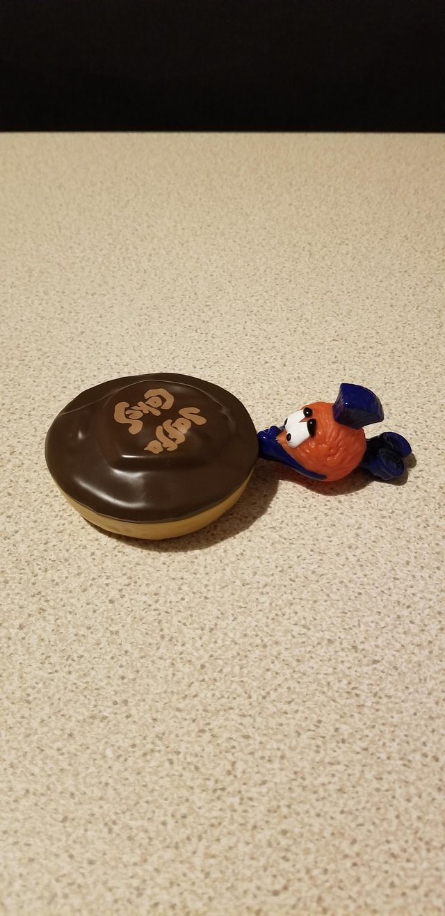 Preview of the first image of Jaffa Cakes Orangey Tangs Tumbler Burger King Toy 2000.