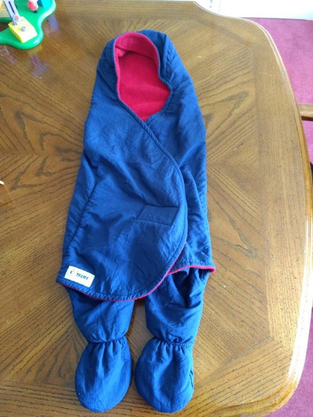 Preview of the first image of Baby waterproof Bug in a Rug Extreme wrap age 6-12 months.