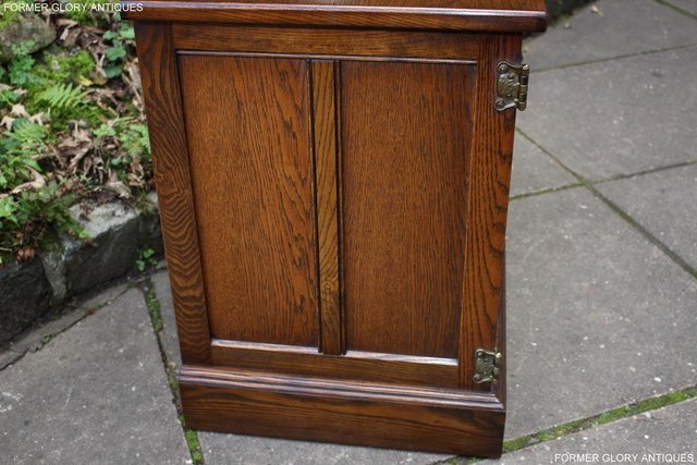 Image 15 of AN OLD CHARM LIGHT OAK TV DVD MEDIA CABINET STAND TABLE UNIT
