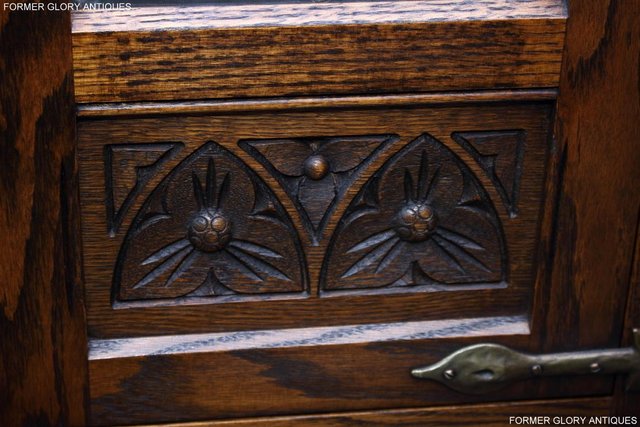 Image 17 of AN OLD CHARM LIGHT OAK TV DVD MEDIA CABINET STAND TABLE UNIT
