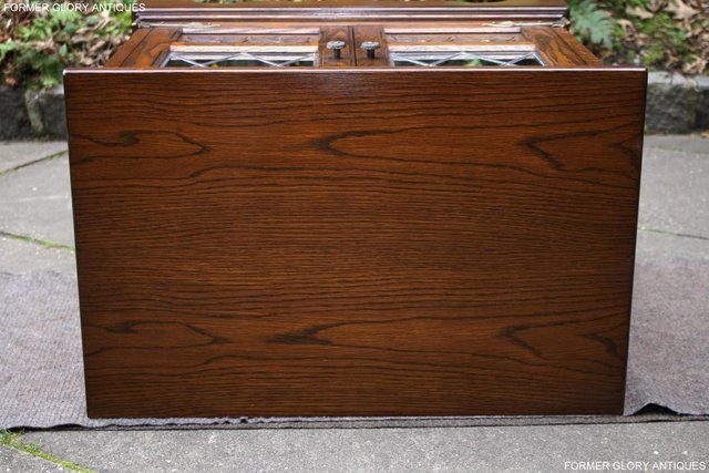 Image 35 of AN OLD CHARM LIGHT OAK TV DVD MEDIA CABINET STAND TABLE UNIT