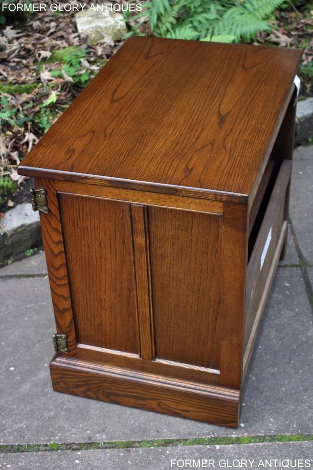 Image 50 of AN OLD CHARM LIGHT OAK TV DVD MEDIA CABINET STAND TABLE UNIT