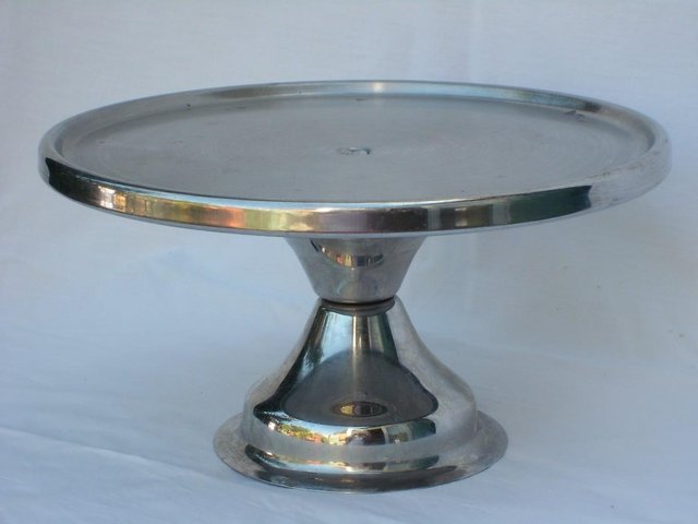 Preview of the first image of GENWARE Catering Cake Stand – Stainless Steel.