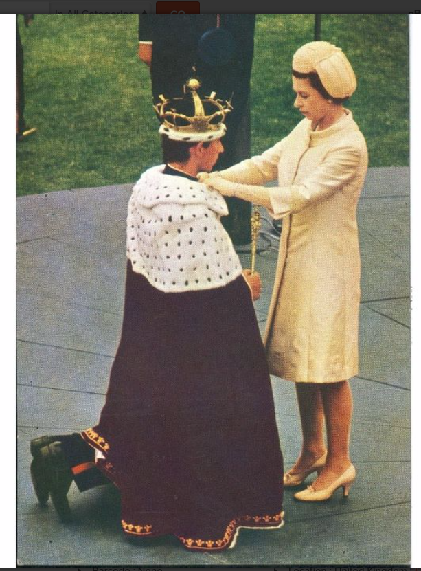 Preview of the first image of Investiture of H.R.H. Prince Charles, Prince Of Wales, 1969.