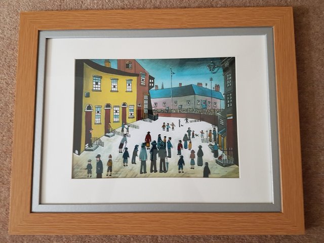 Preview of the first image of Framed Art in the style of Lowry.