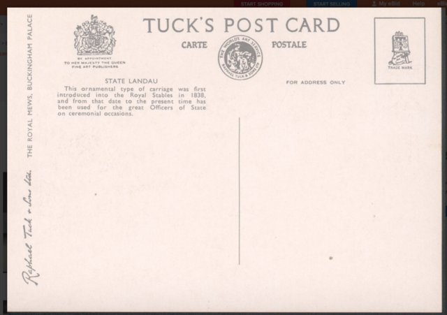 Image 2 of Vintage Tuck's PC - State Landau