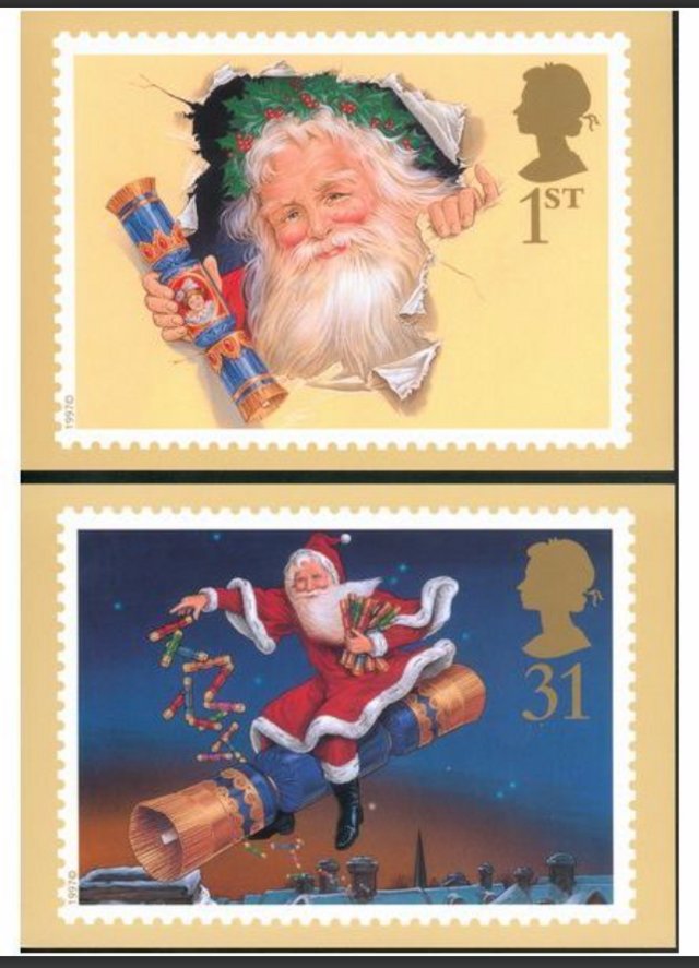 Image 2 of GB PHQ's mint set 1997 - Christmas Crackers - 150th Anniv