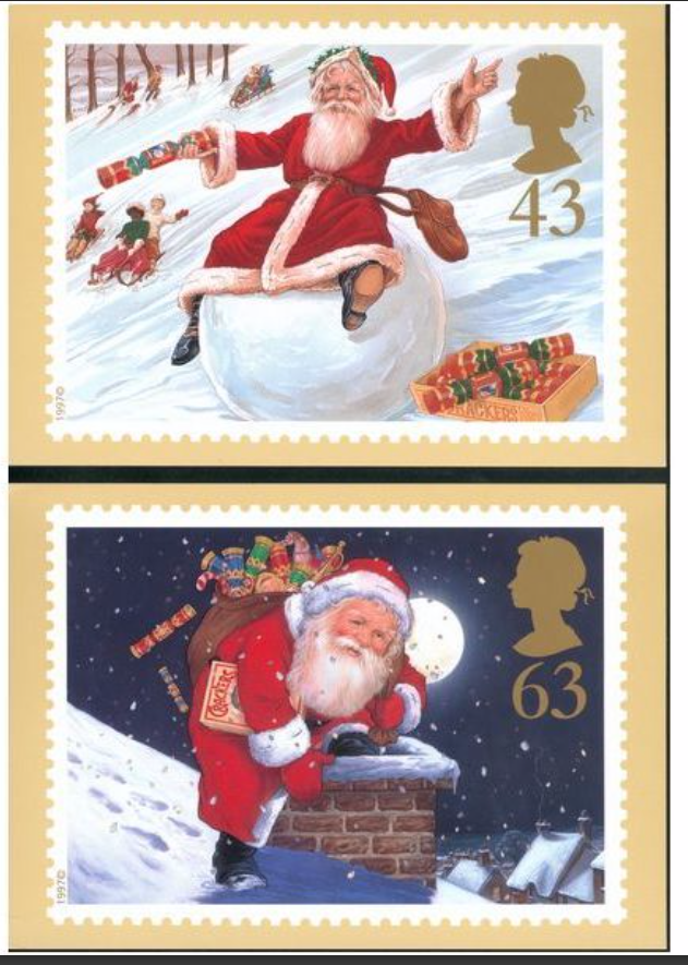 Image 3 of GB PHQ's mint set 1997 - Christmas Crackers - 150th Anniv