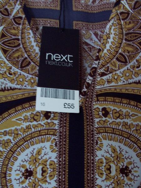 Image 2 of BNWT Beautiful Long Sleeveless Maxi Dress By Next - Size 16