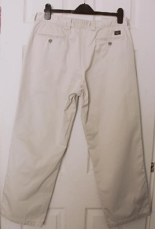 Image 2 of Lovely Men's Beige Trousers By Dockers - 34W/28L